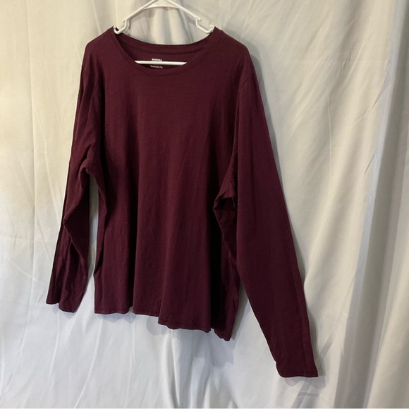 Sonoma Women’s Long Sleeve Burgundy Shirt Plus Size XXL - Picture 3 of 9